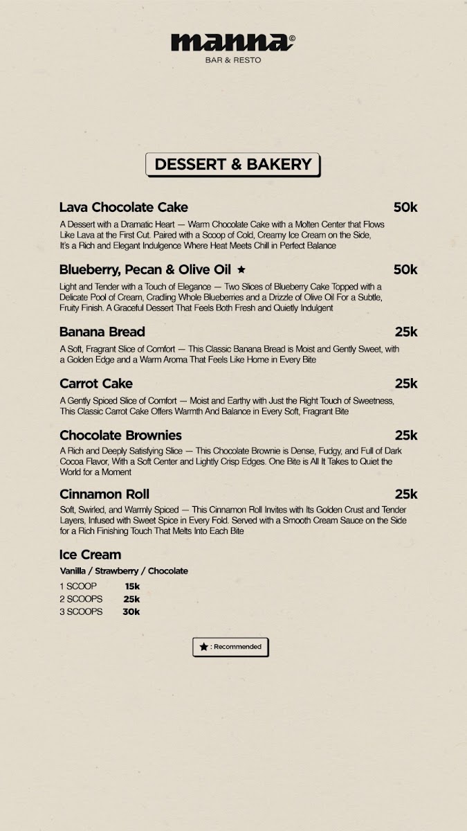 Menu Manna Bar & Resto-9