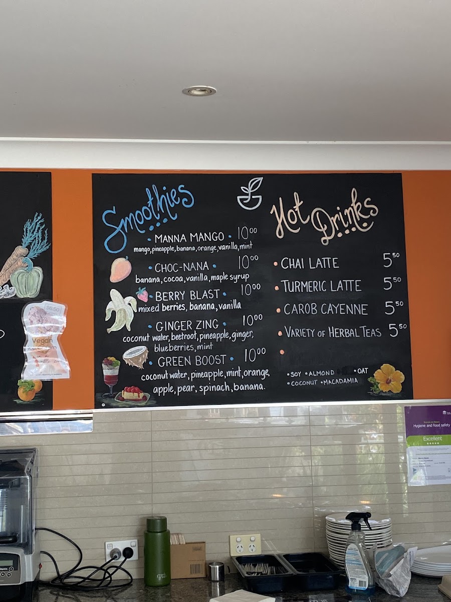 Menu Manna Haven Cafe Restaurant Byron Bay-3