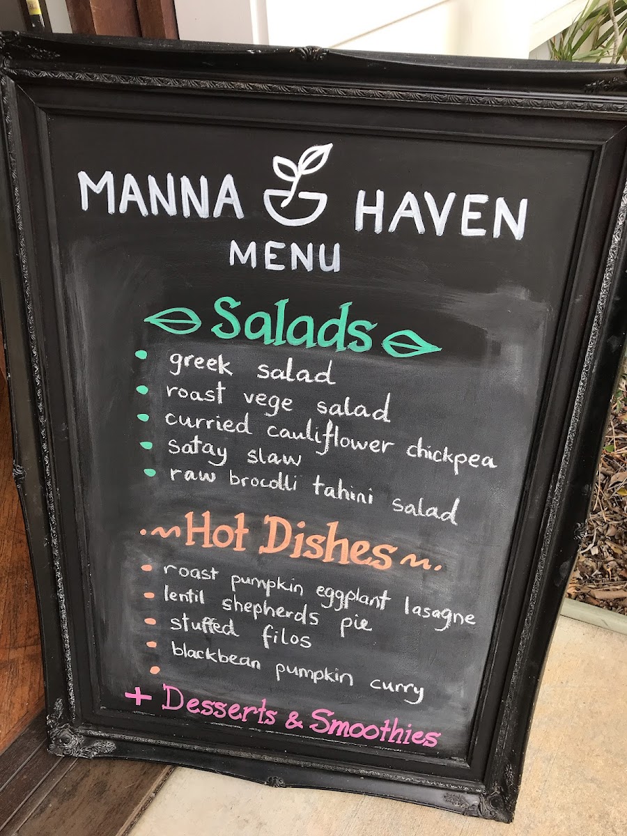 Menu Manna Haven Cafe Restaurant Byron Bay-5
