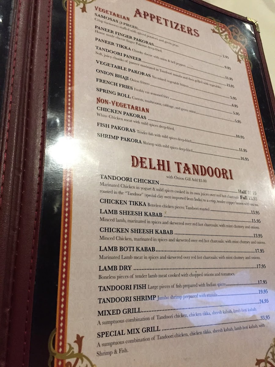 Menu Manohar’S Delhi Palace-10
