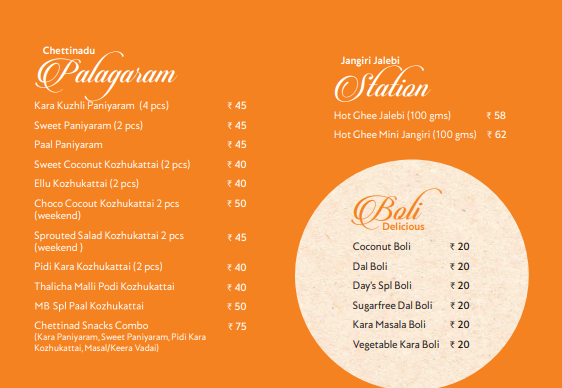 Menu Manoj Bhavan Mamandur-7