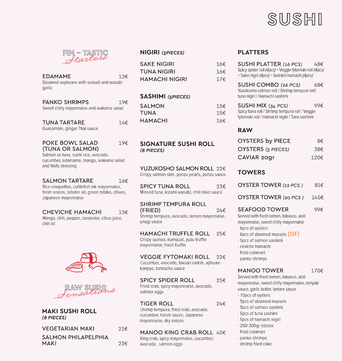 Menu Manoo Raw Bar - Club Zakynthos-1