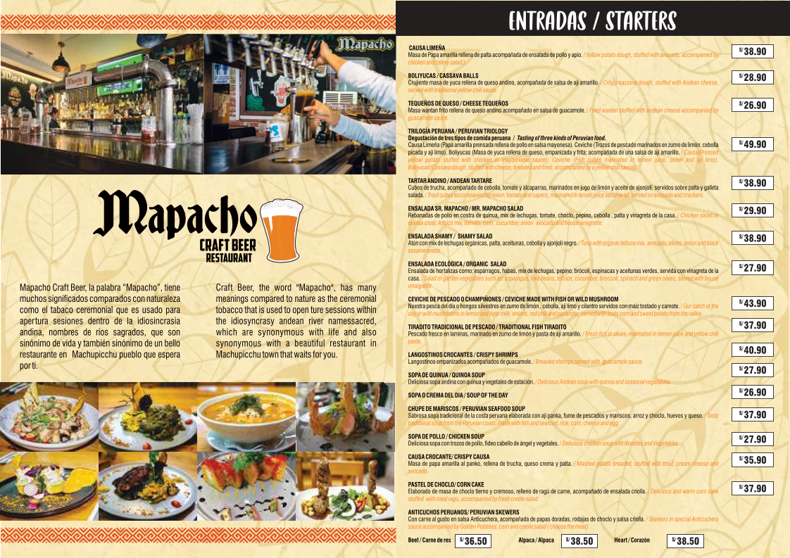Menu Mapacho Craft Beer Restaurant-4