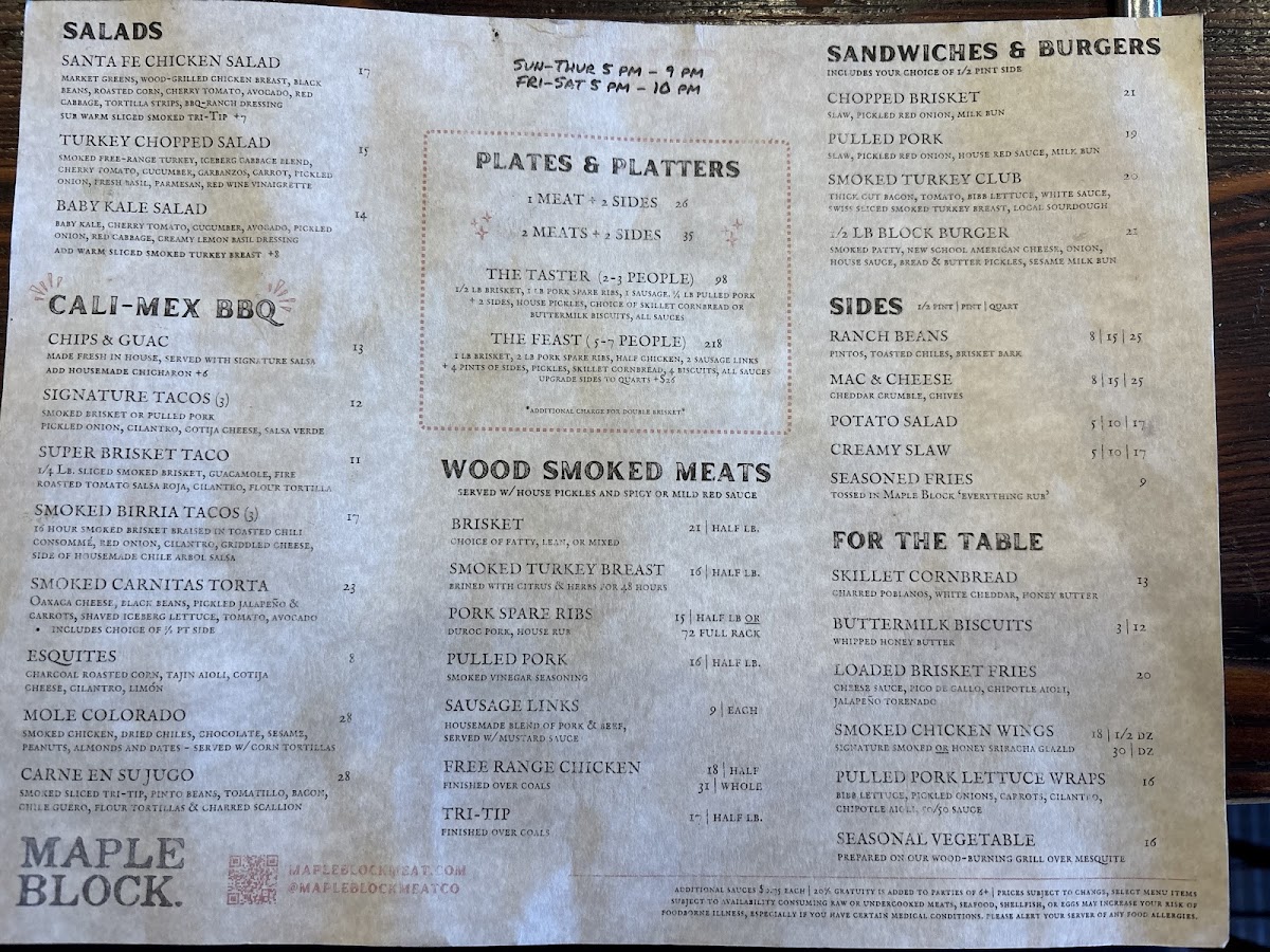 Menu Maple Block Meat Co.-3