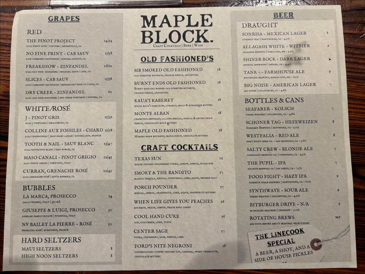 Menu Maple Block Meat Co.-7