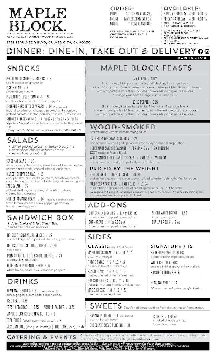 Menu Maple Block Meat Co.-8