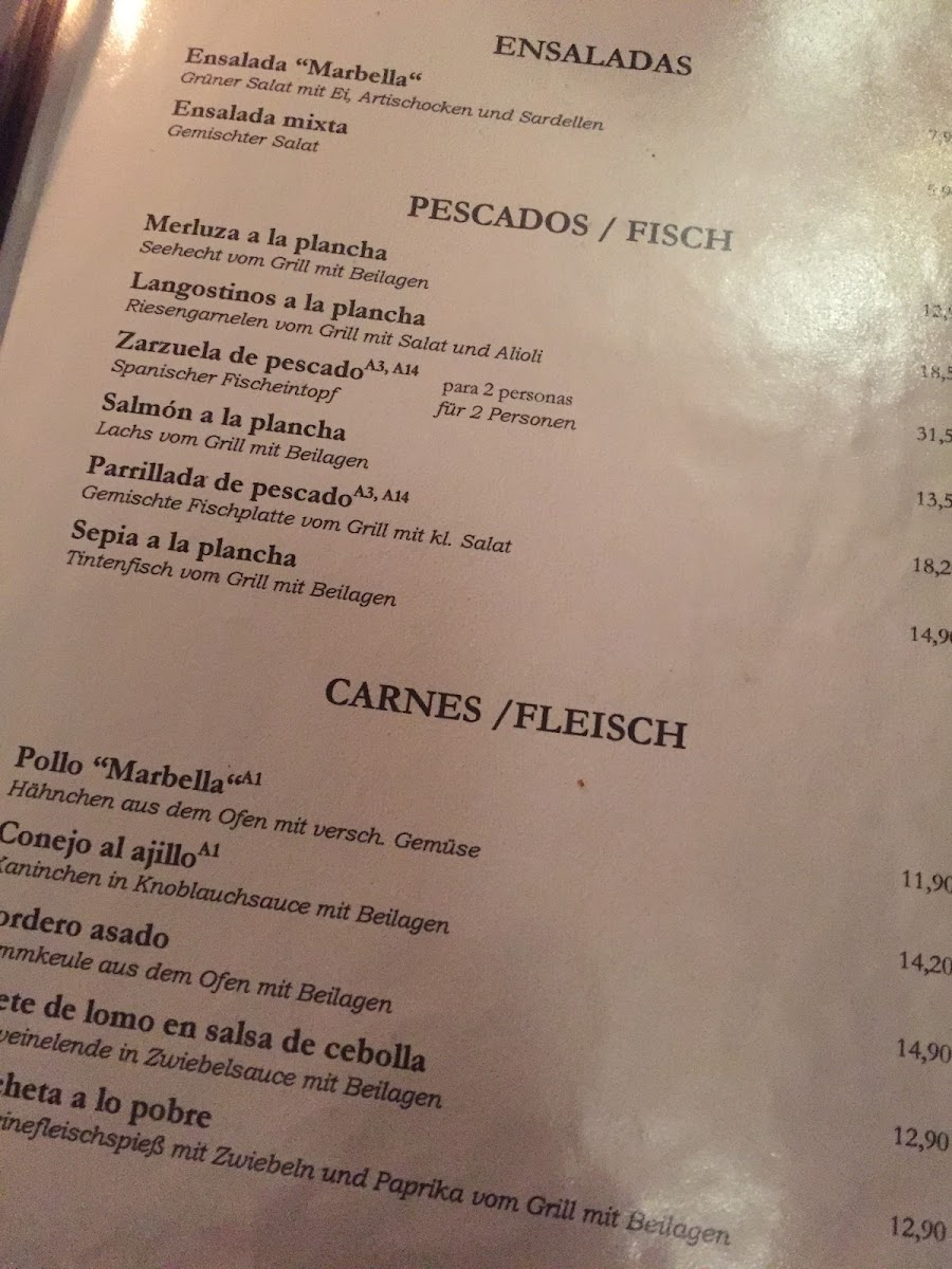Menu Marbella Restaurant-8