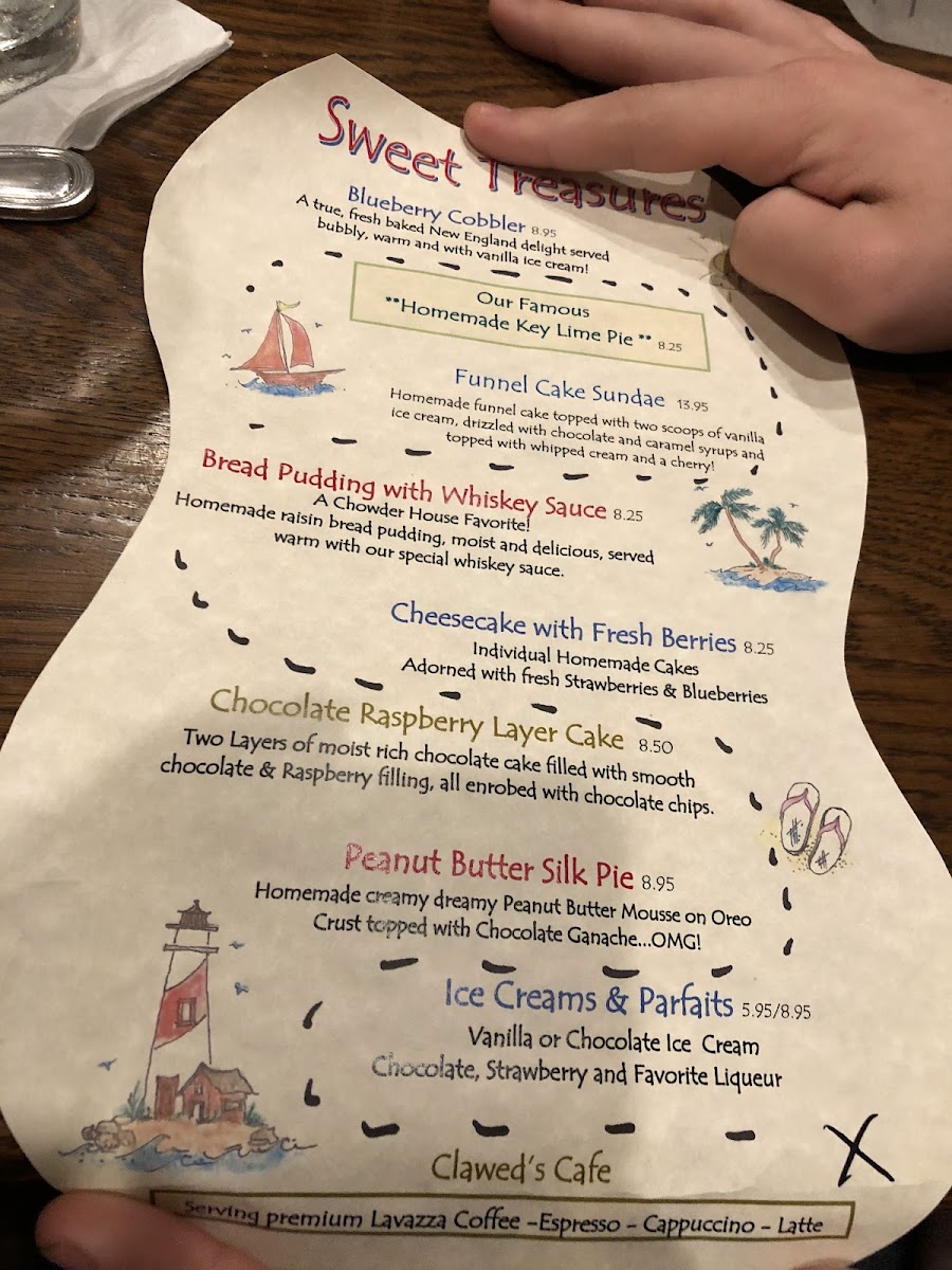 Menu Marblehead Chowder House-2