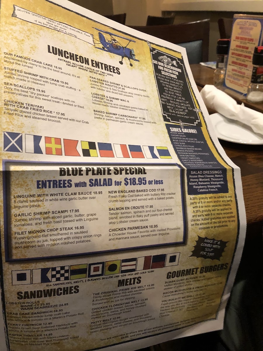 Menu Marblehead Chowder House-6