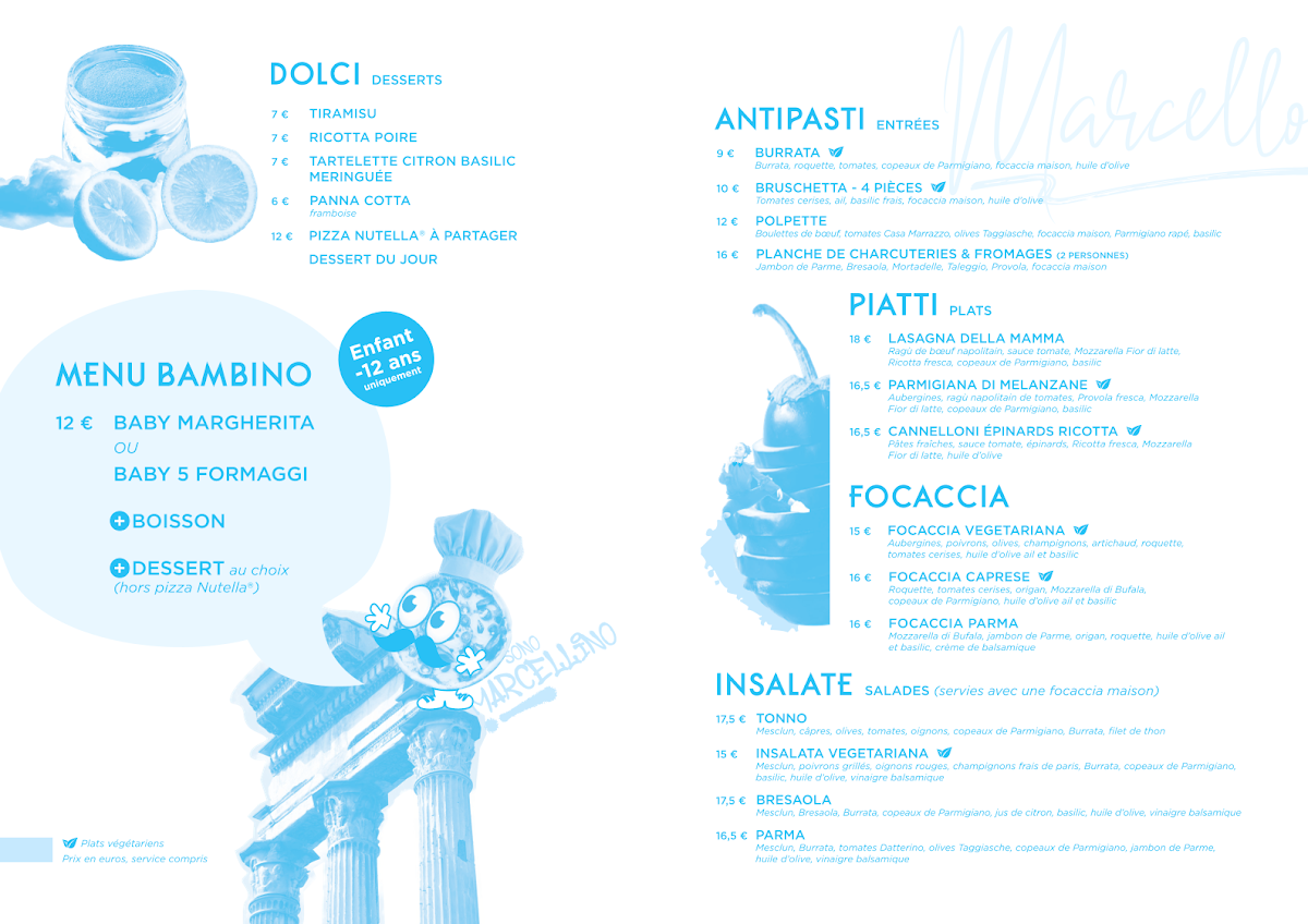 Menu Marcello Saint-Georges-1