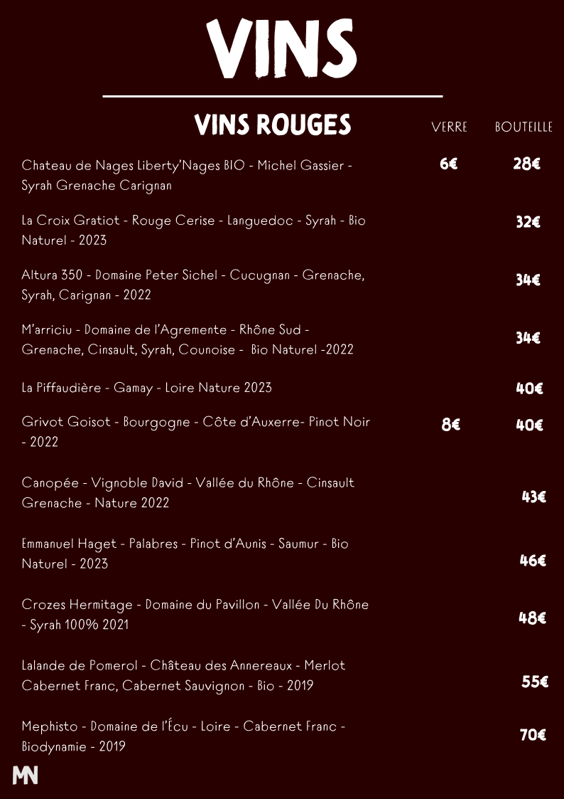 Menu Marché Noir-1