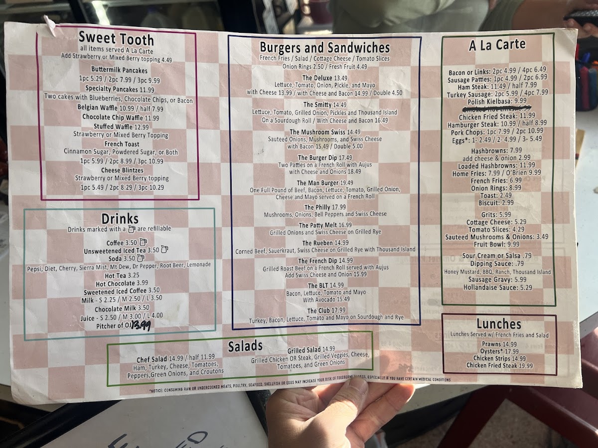 Menu Marcia's Silver Spoon Cafe-2