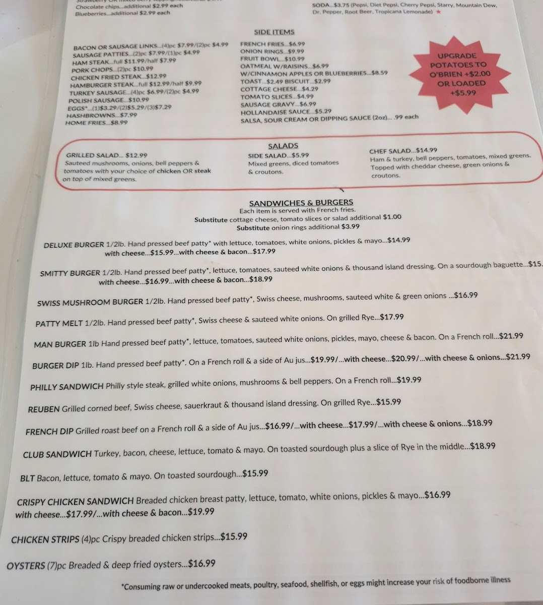 Menu Marcia's Silver Spoon Cafe-4