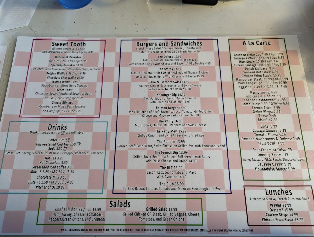 Menu Marcia's Silver Spoon Cafe-8