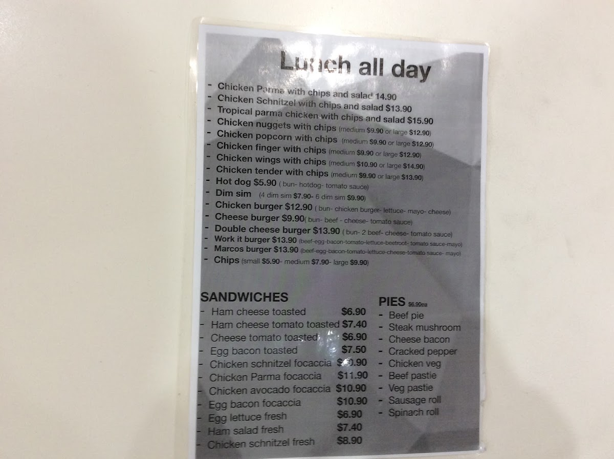 Menu Marco's Cafe-2