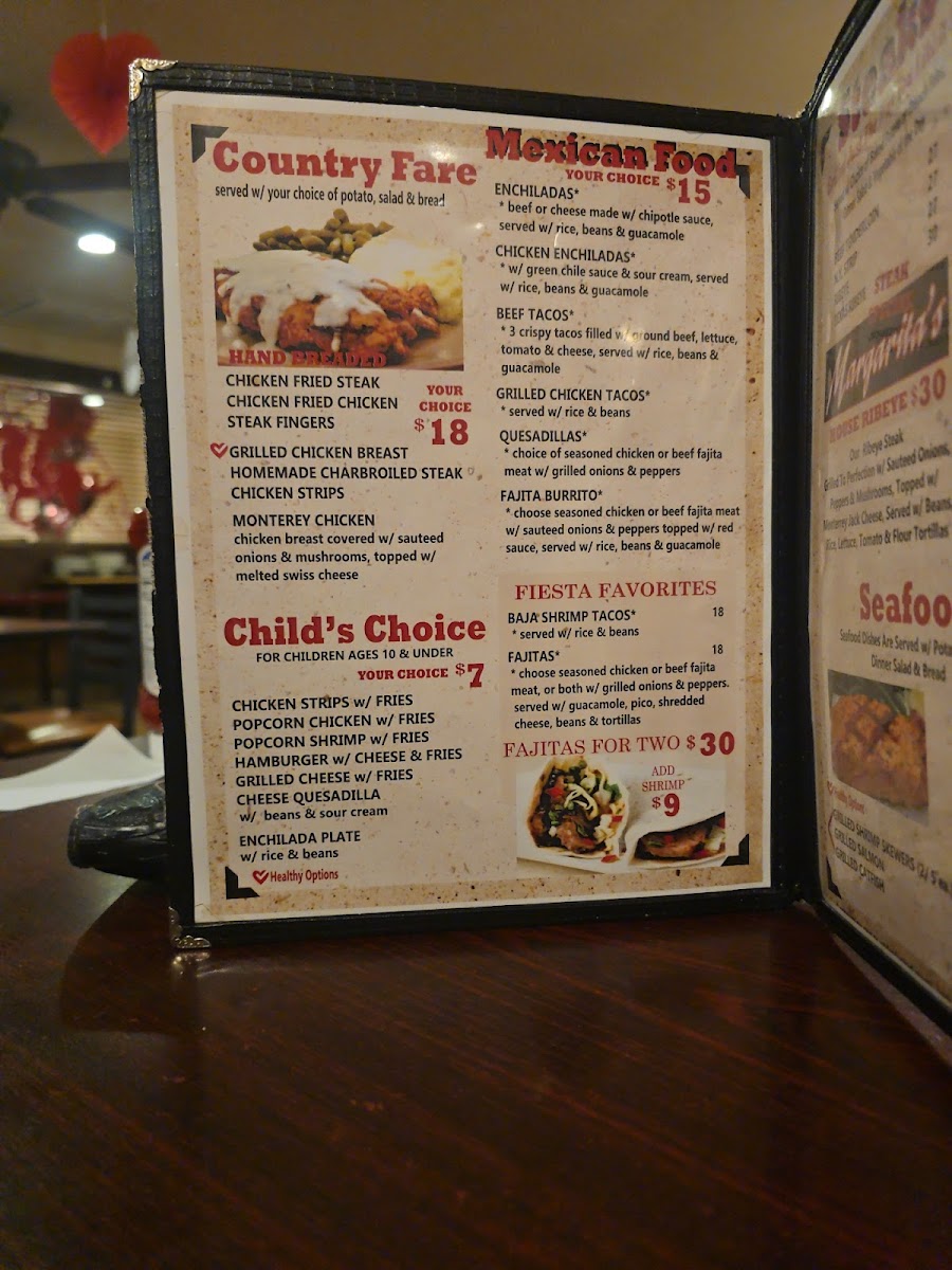 Menu Margarita's Steakhouse-2
