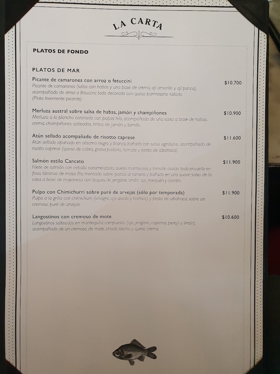 Menu Margo-7