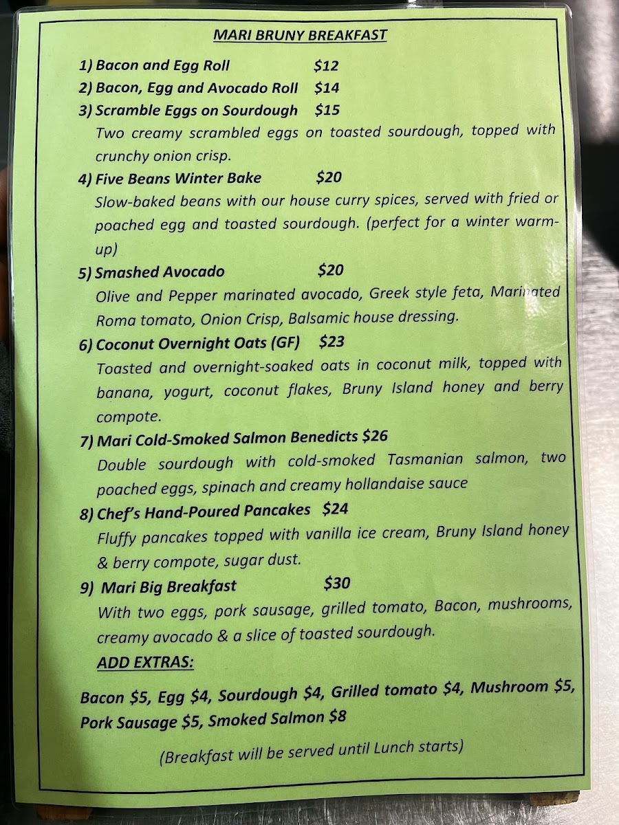 Menu Mari Bruny-2