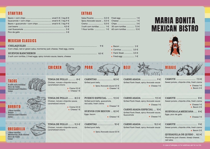 Menu Maria Bonita-1