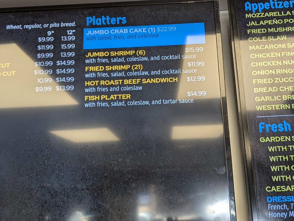 Menu Maria D's, Light St.-10
