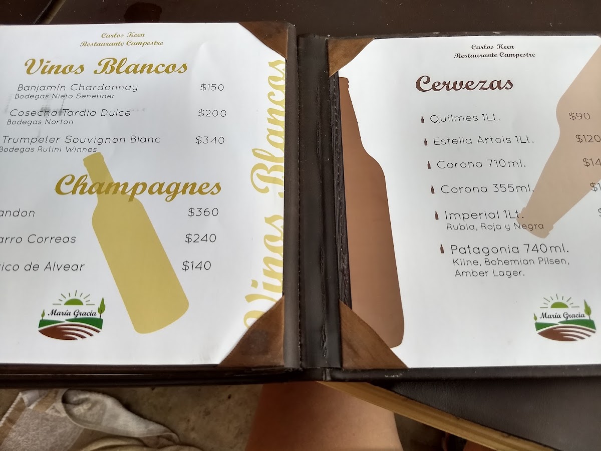 Menu Maria Gracia Carlos Keen, Restaurante Y Eventos-10