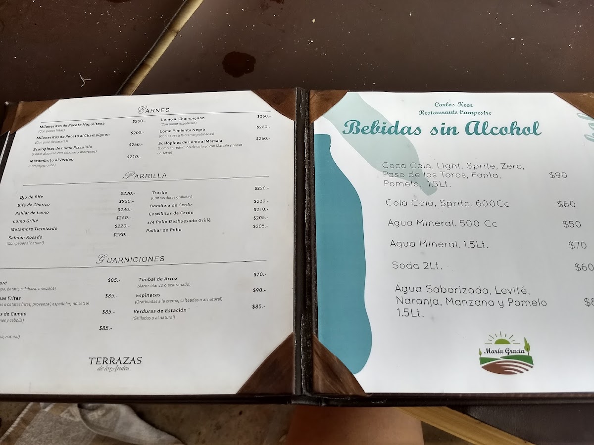 Menu Maria Gracia Carlos Keen, Restaurante Y Eventos-7