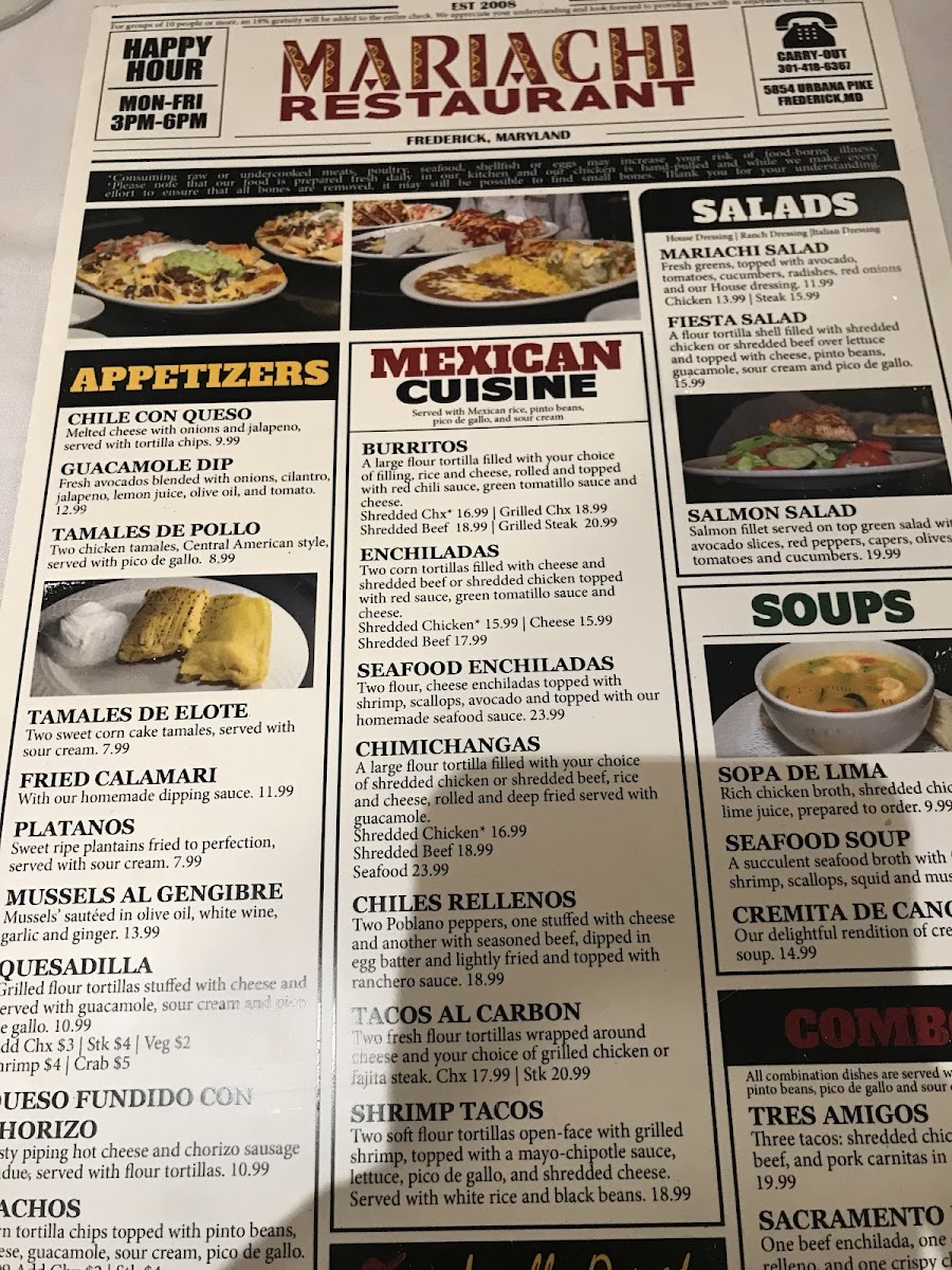 Menu Mariachi Restaurant-10