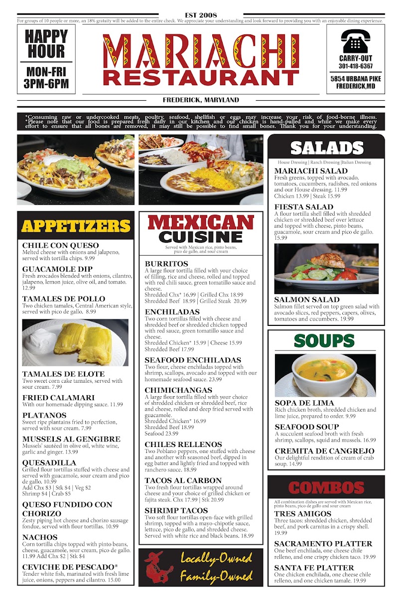 Menu Mariachi Restaurant-2