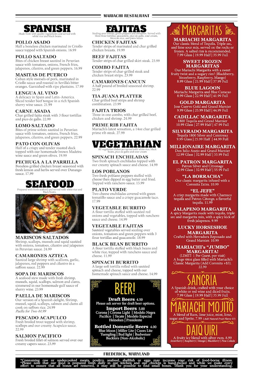 Menu Mariachi Restaurant-7