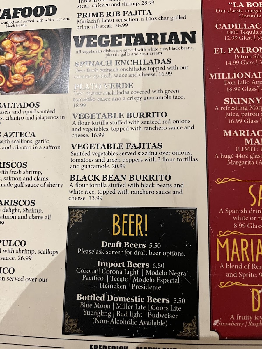 Menu Mariachi Restaurant-8