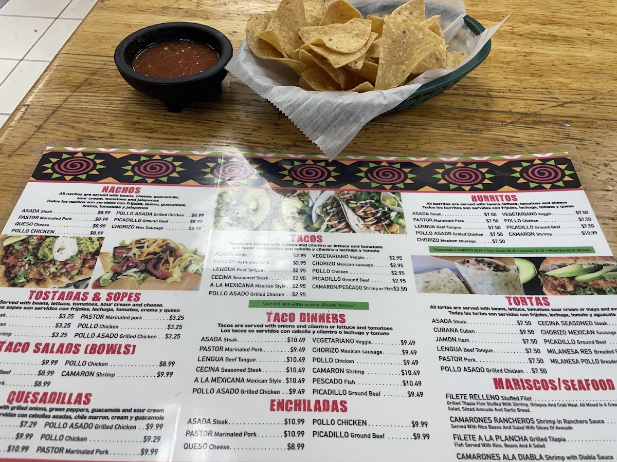 Menu Mariachi's Tacos-5