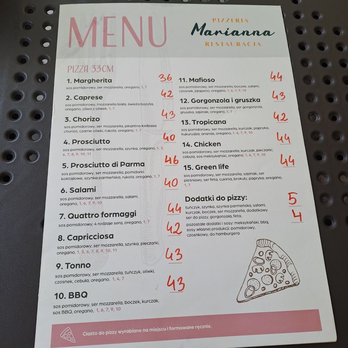 Menu Marianna-1