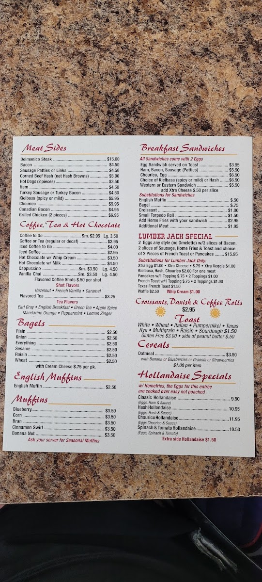 Menu Maria's Breakfast & Lunch-8
