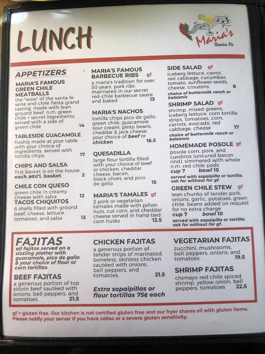 Menu Maria's New Mexican Kitchen-10