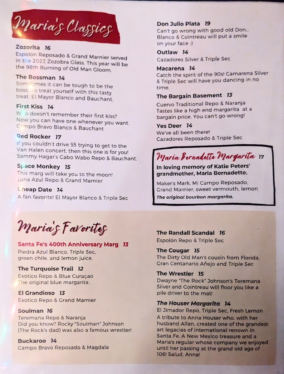 Menu Maria's New Mexican Kitchen-3