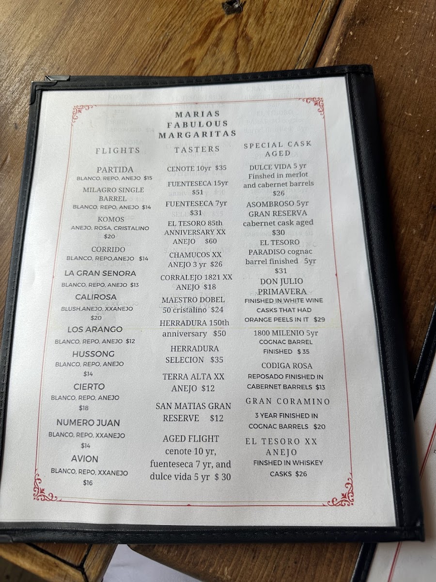 Menu Maria's New Mexican Kitchen-5
