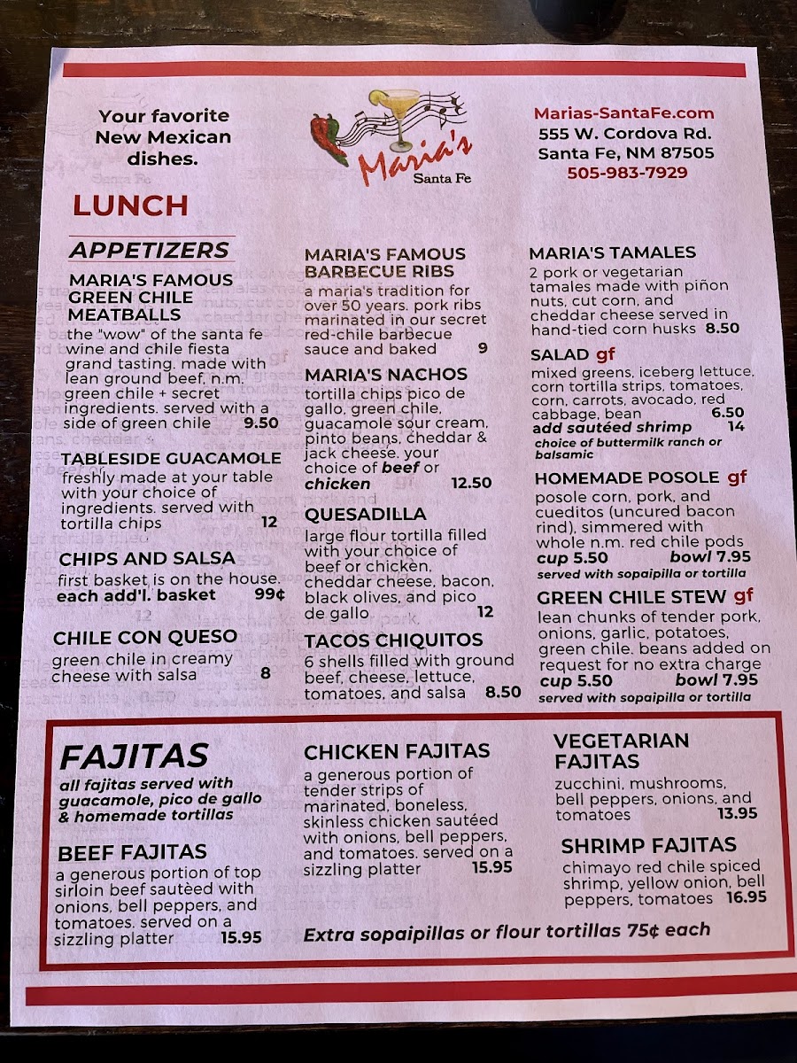 Menu Maria's New Mexican Kitchen-6