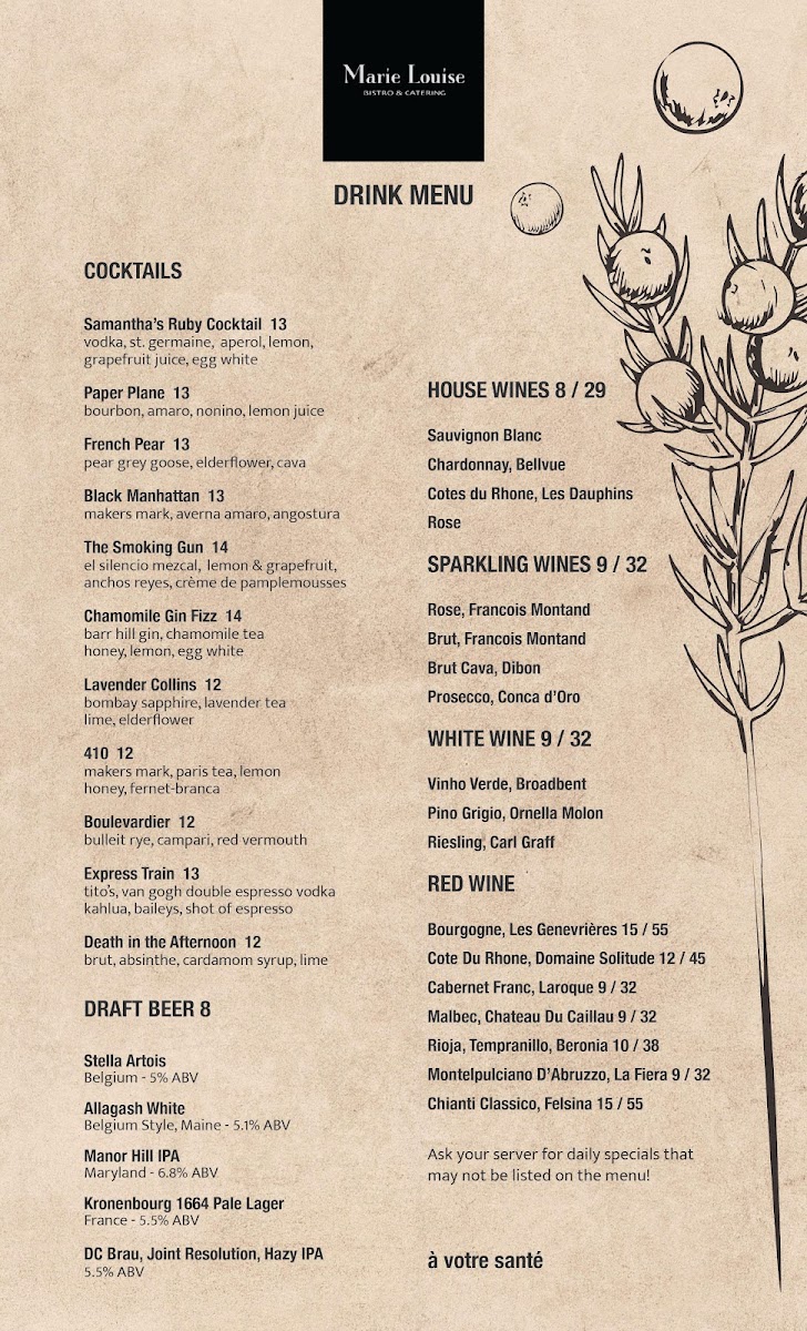 Menu Marie Louise Bistro-3