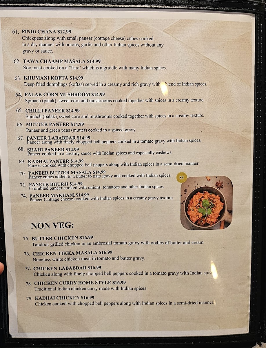Menu Marigold Indian Cuisine-1