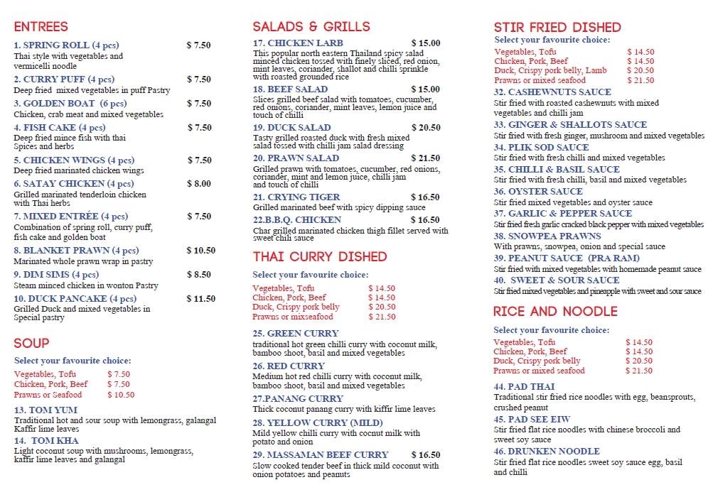 Menu Marine Station Thai Restaurant-1