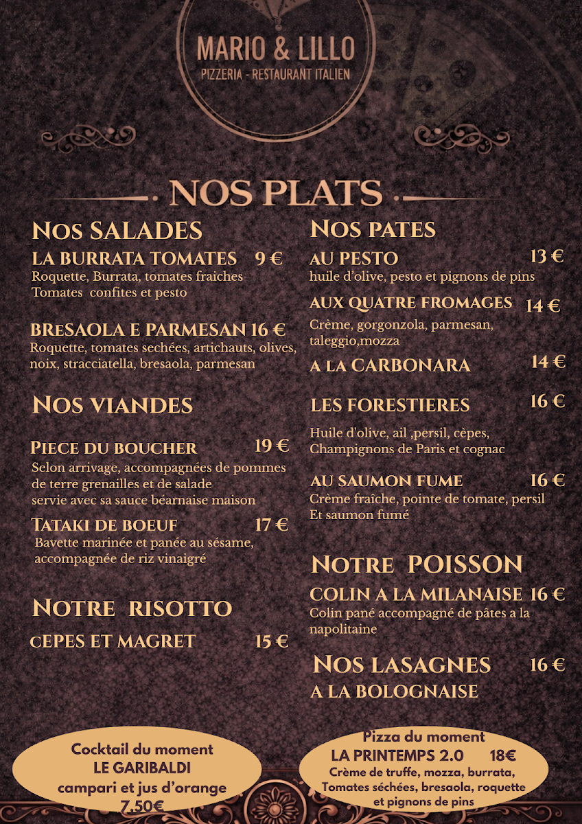 Menu Mario E Lillo Mérignac-2
