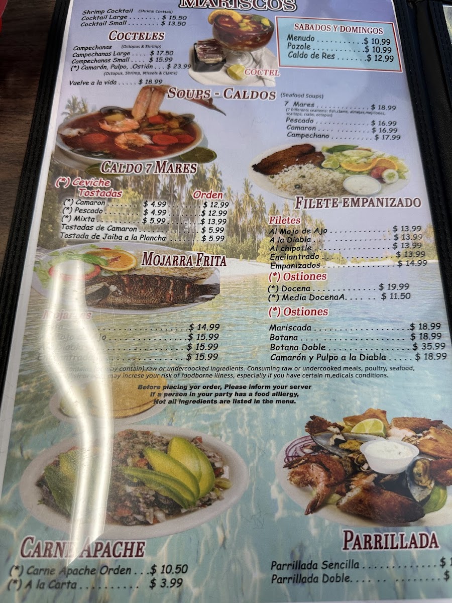 Menu Mariscos El Centenario-5