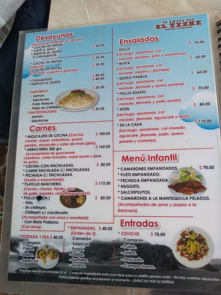 Menu Mariscos El Tizoc-9