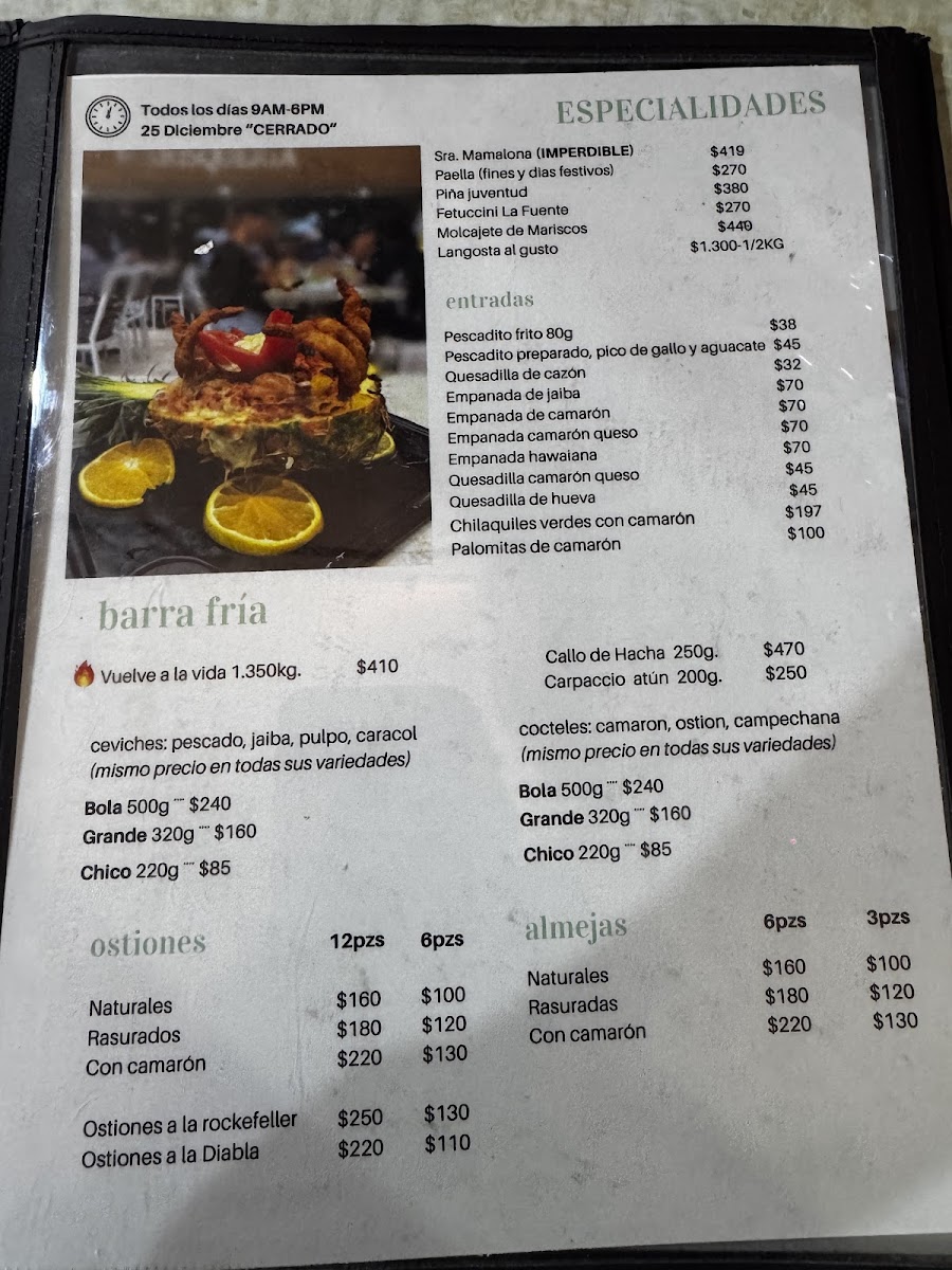 Menu Mariscos La Fuente De La Juventud-10