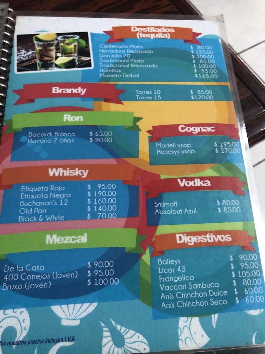 Menu Mariscos La Playa-2