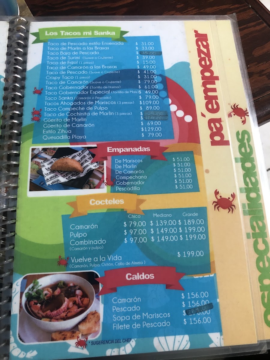 Menu Mariscos La Playa-4