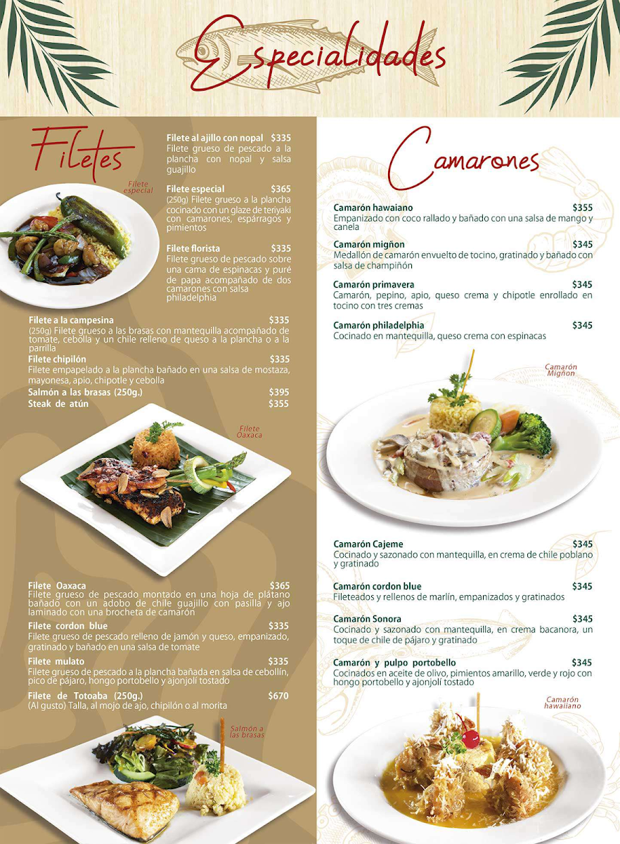 Menu Mariscos Los Arbolitos De Cajeme -- Navojoa-3