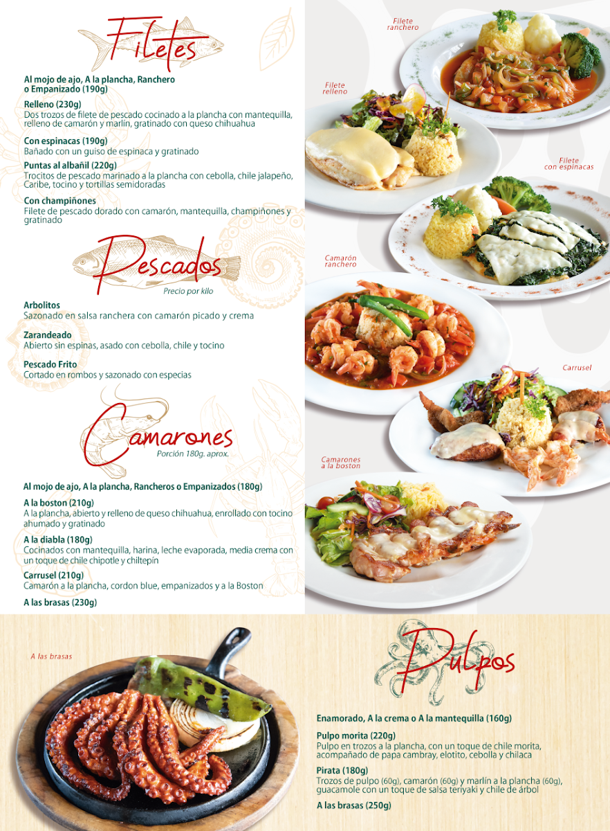 Menu Mariscos Los Arbolitos De Cajeme -- Navojoa-5