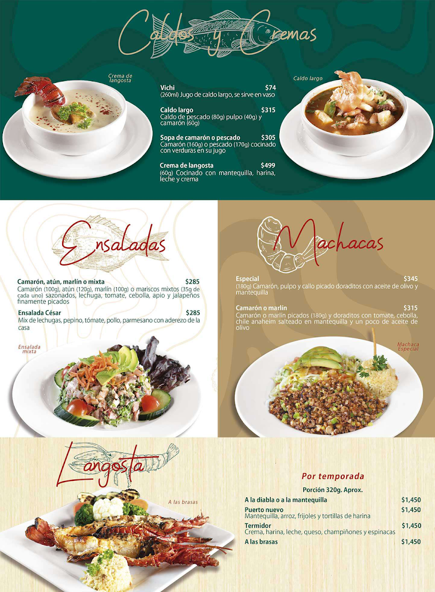 Menu Mariscos Los Arbolitos De Cajeme -- Navojoa-6