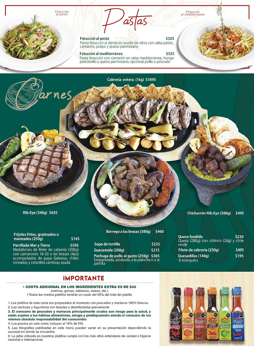 Menu Mariscos Los Arbolitos De Cajeme -- Navojoa-9